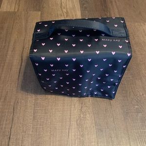 Mary Kay black and pink makeup bag